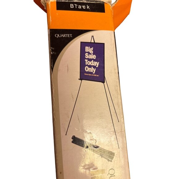 Quartet Instant Display Easel Black Portable Lightweight Adjustable Height - Picture 2 of 4